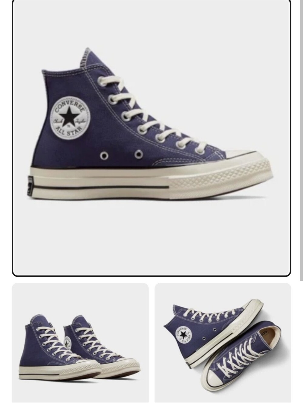 EUC Converse Chuck 70 High Top Shoes 'Uncharted Waters' Unisex sz 7w, Sz 5m